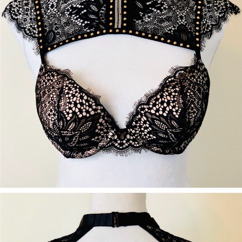 Victoria’s Secret Very Sexy High Neck Push up Bra
Brand New (NOS)
SIZE 32DD - Picture 3 of 9